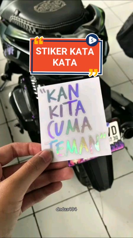 #stiker #stikerkatakata #stikermurah #stikerviral #stikercustom