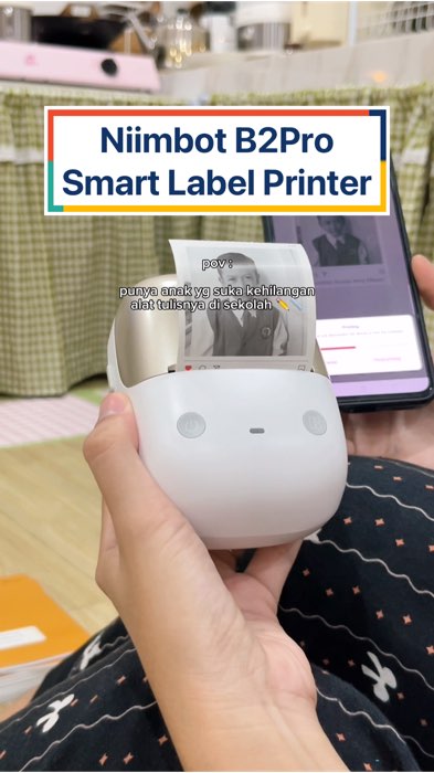 Kalau udah ditandain gini masih hilang juga, gatau lagi deh 🙂 #backtoschoolcheck #genalpha #niimbot #niimbotb2pro #smartlabelprinter