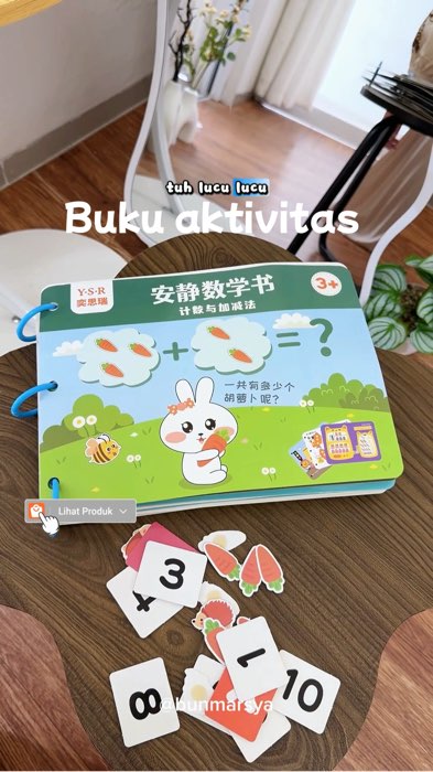 Buku aktivitas velcro untuk bayi toddler balita #GakNyeselBeliIni #bukuaktivitasanak #ViralDiShopeeVideo