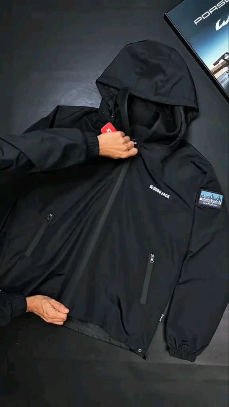 jaket pria waterproof dobujack hitam #jaketwaterproof #jaketwaterproofpriawanita #fyp #fypシ