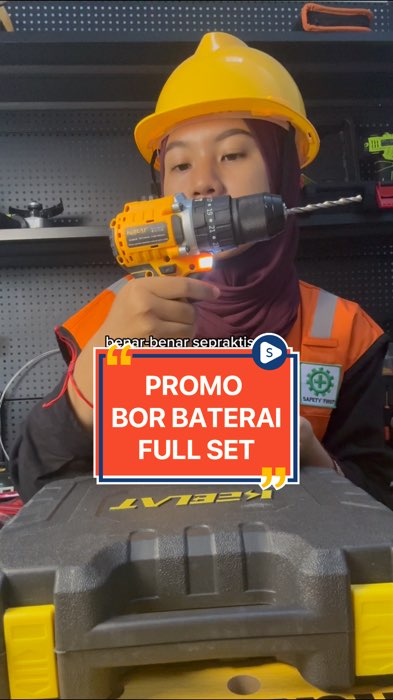 Promo bor baterai #borbaterai #borbateraimurah #borbatre #borbeton #borbaja #borbateraifullset #PromoNonStop #promoshopee #promoterkini #promo
