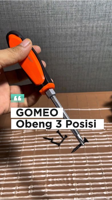 GOMEO Obeng 3 Posisi Multifungsi #ShopeeLook #SpillRacunShopee #ViralDiShopeeVideo #ShopeeCOD #gomeo