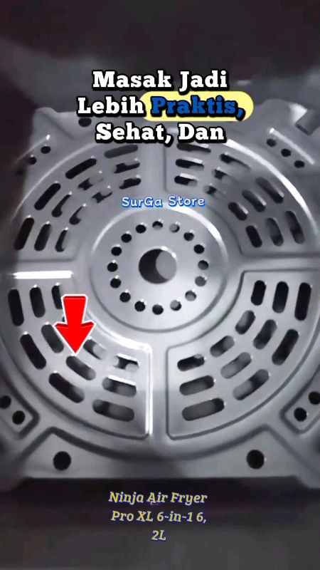 Diorder #NinjaAirFryer #AirFryer #MasakSehat #PeralatanDapur #KitchenAppliances #MasakPraktis #HidupSehat #RacunShopee #PromoShopee #BelanjaHemat