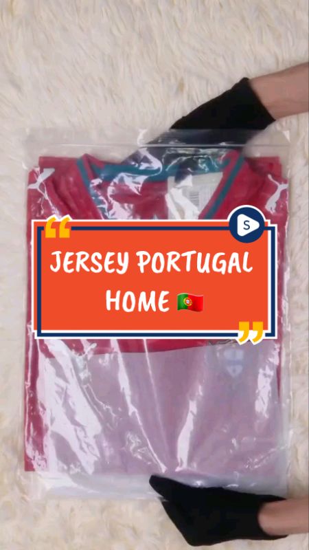 PORTUGAL HOME 🇵🇹 #jerseyportugal #jersey #pialadunia #worldcup #ShopeeFashionHaul #PromoNonStop #ViralDiShopeeVideo #GratisOngkirRP0 #ShopeeCOD