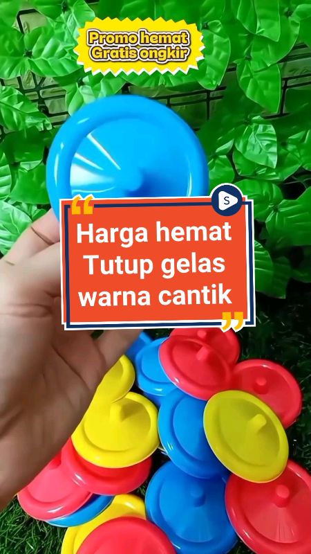 Harga hemat cek ☝️#tutupgelas #tutupgelasplastik #tutupgelasmurah #RacunShopee #GratisOngkirRP0 #TermurahDiShopee #PromoNonStop