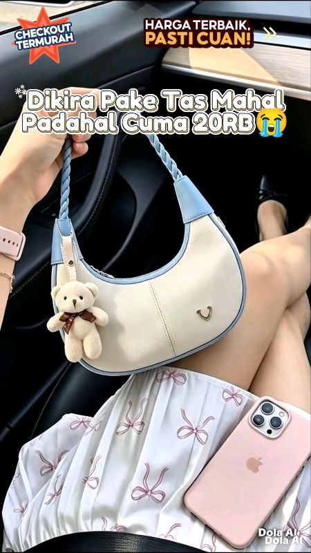 Tas Mewah Kok Murah😭#taswanita#tasselempang#handbag#slingbag#taswanitamurah#fashion#ShopeeFashionHaul#RacunShopee#GratisOngkirRP0#Diskon50Persen#fyp