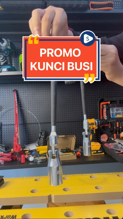 Promo kunci busi fleksibel#promoshoope #promoramadhan #PromoNonStop #kuncibusifleksibel #kuncibusimotor #kuncibusimobil #kuncibusi16mm #kuncibusi21