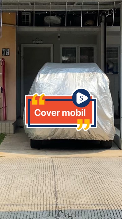 Cover mobil #covermobil #covermobilsilver #covermobilwaterproof #belanjadishopee