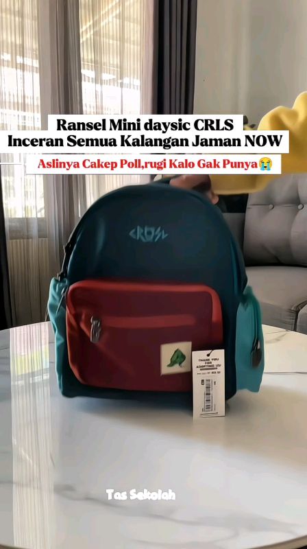 Tas Unisex CRLS Ready Stok, buruan Cekout #ranselminiunisex #ranselsekolah #ranselpremium #DiskonRacunShopee #ViralDiShopeeVideo