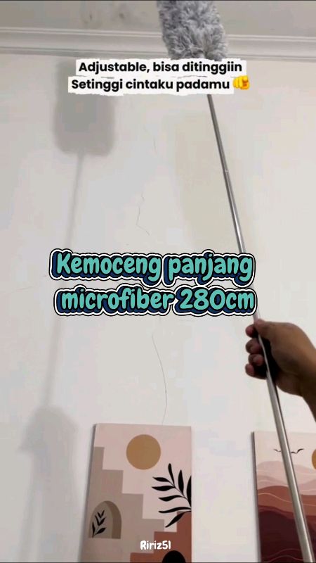 nggak perlu capek2 naik2 lagi #Diskon50Persen #RacunShopee #DiskonRacunShopee #ViralDiShopeeVideo #kemocengpanjang #kemocengplafon #kemocengmicrofiber