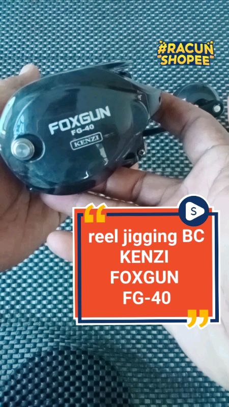 reel BC KENZI FOXGUN FG - 40 #reelbckenzifoxgun #ShopeeLook #RacunShopee #ShopeeCOD #SpillRacunShopee #checkoutsekarang