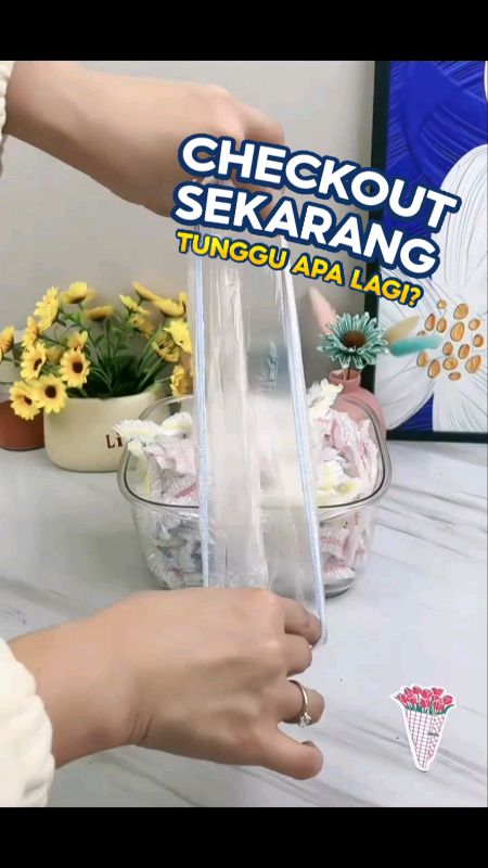 jadi praktis banget?#plastikpelindungmakanan #plastikpelindungmakanankaret #plastikpenutupmakanan #plastikmakanan #plastikpelindungmakananmurah