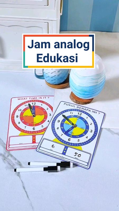 roda pintar Mengenal waktu jam analog edukasi jam mainan edukasi anak #jammainanedukasi #rodapintar #RacunShopee #mainanedukasi #SpillRacunShopee