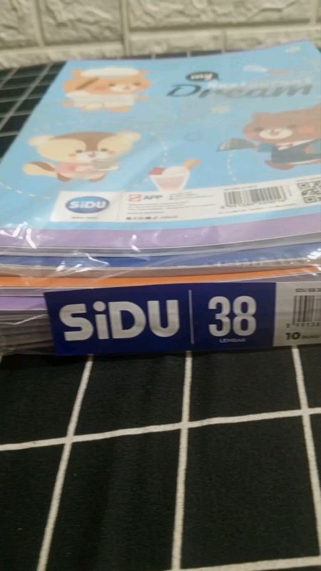 buku tulis sekolah isi 38 lembar #bukutulis #bukutuliasidu #sidu38lembar #RacunShopee #PromoNonStop #VideoViralDiShopee