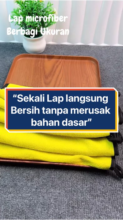 Lap microfiber bahan premium tebal dan lembut . #lap #lapmicrofiber #shopeevideo #ShopeeCOD #ShopeeReview