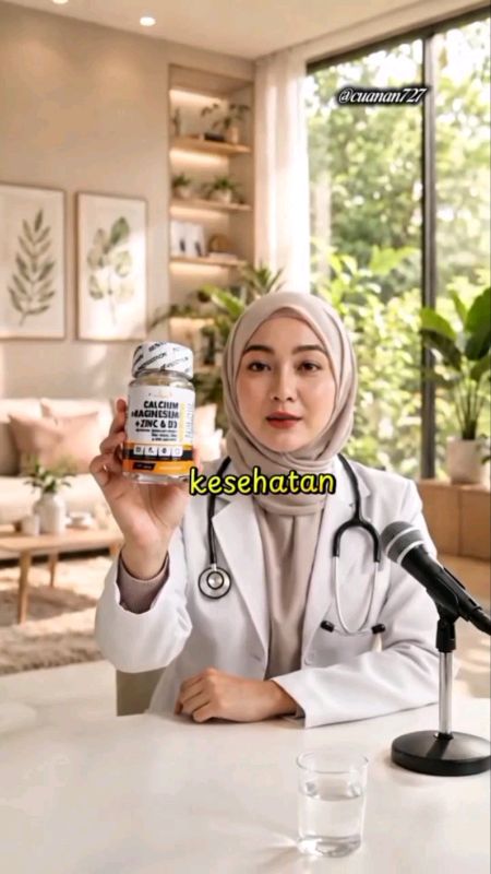 Mulittea 120pil Kalsium Magnesium& Seng Kapsul VitaminD3  Mineral kompleks meningkatkan volume sperma Tulang Suplement #calcium #kalsium