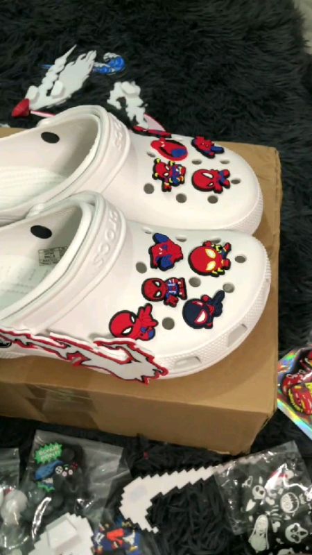 jibbitz Spiderman #jibbitz #pinsandal #jibbitzcrocs #aksesorissandal #jibbitzcharms #TermurahDiShopee #shopeevideo #BadaiTapiBudget #trending #fyp
