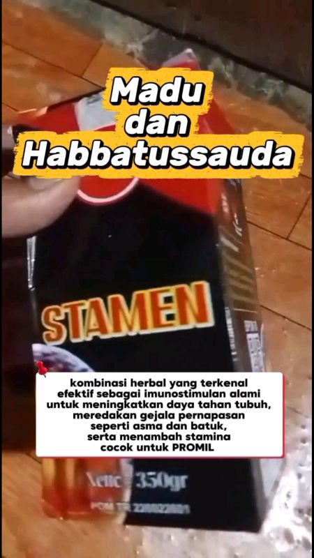 Madu dan habbatussauda #maduhabbatussauda #madustaminapria #madupromil