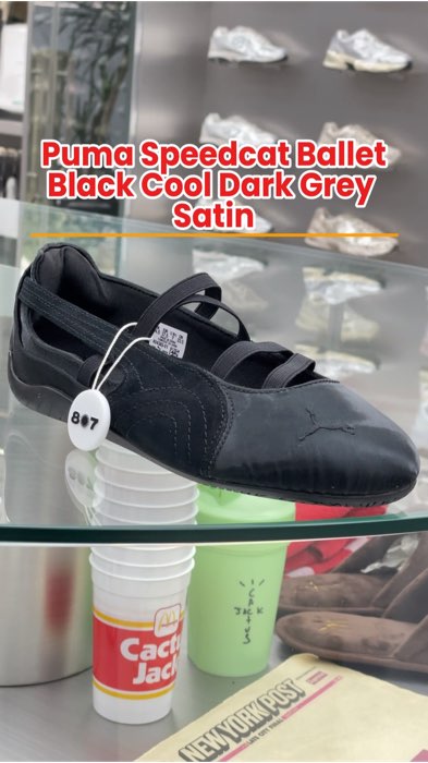 #PumaSpeedcat Ballet Black Cool Dark Grey Satin #ShopeeCOD #Puma #ShopeeLook #SpillBawaBerkah #ViralDiShopeeVideo #ShopeeFashionHaul #fypシ #Puma