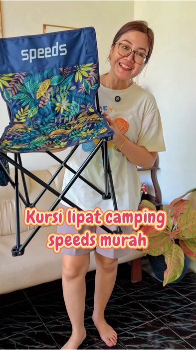 Camping makin nyaman pakai kursi lipat portable ini! Kuat, praktis, dan dapat tas gratis.  #kursilipat #kursicamping #kursioutdoor