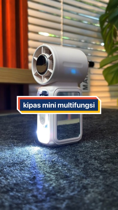 Kipas mini gokil new 2026 ,Ada Ac Pendingin, cermin, lampu makeup, level kecepatan 199, batre badak #kipasmini #kipasanginportable #kipasanginmurah
