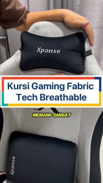 Kursi Gaming Fabric Tech Breathable#RacunShopee#GratisOngkirRP0#ViralDiShopeeVideo#shopeevideo#fyp#viral#ShopeeLook#ShopeeCOD#RacunShopee#shopeevideo