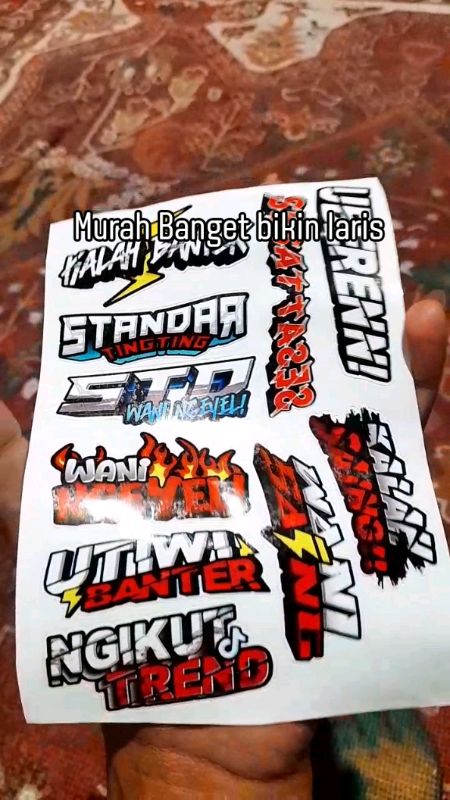 Stiker Isi 10 Pcs#RacunShopee #SpillRacunShopee #RacunShopeeCheck #GratisOngkirRP0 #GratisOngkirRP0 #ShopeeCOD