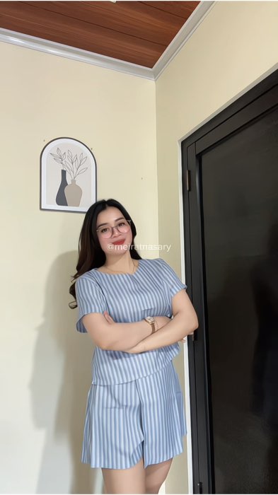 Asli cakep bgt💙✨ #onesetkekinian #setelanwanita