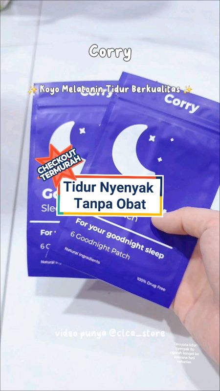 #koyotidurmelatonin #koyotidurinsomnia #koyotidurherbal #koyotidurnyenyak #koyotidurviral #koyotidurpulas #koyotidurlelap #corrygoodnight #sleeppatch