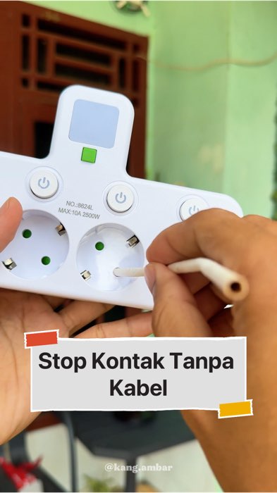 Stop kontak multifungsi tanpa kabel #stopkontakmultifungsi #stopkontaktanpakabel #colokanlistrik #stopkontak