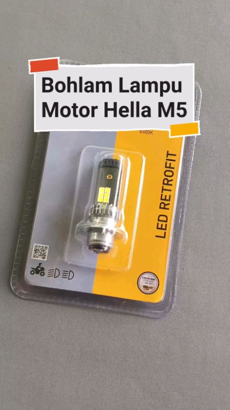 Bohlam Motor LED Hella M5 #RacunShopee #SpillBawaBerkah #ShopeeLook #lampumotorhella #bohlammotorled #hellaLED