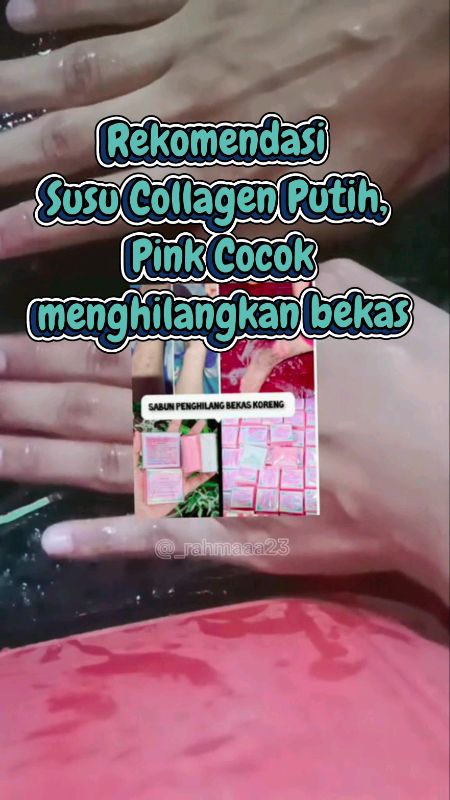 SABUN SUSU COLAGEN PINK PUTIH💗 #_rahmaaa23 #sabunsusucolagen #sabuncollagen #RacunShopee #PromoNonStop #DiskonRacunShopee #ViralDiShopeeVideo #cekout