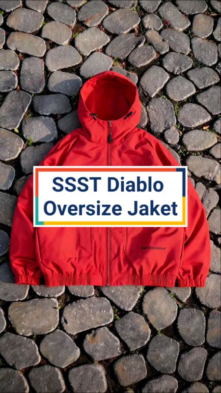 SSST Diablo Oversize Jaket #ssstsupersentimental #jaketoversize #jaketoutdoor #premiumjacket #OOTDFashionShopee #RacunShopee #FashiondiShopee #fyp