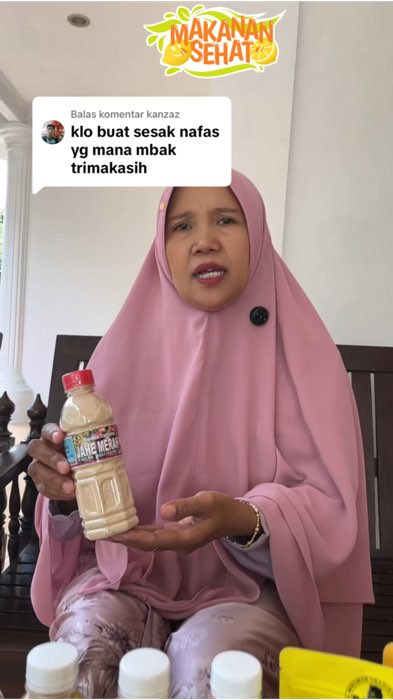 Rekomendasi untuk sesak nafas#minumansehat #herbal #jahemerahbubuk #jahemerahinstan #jahemerahherbal