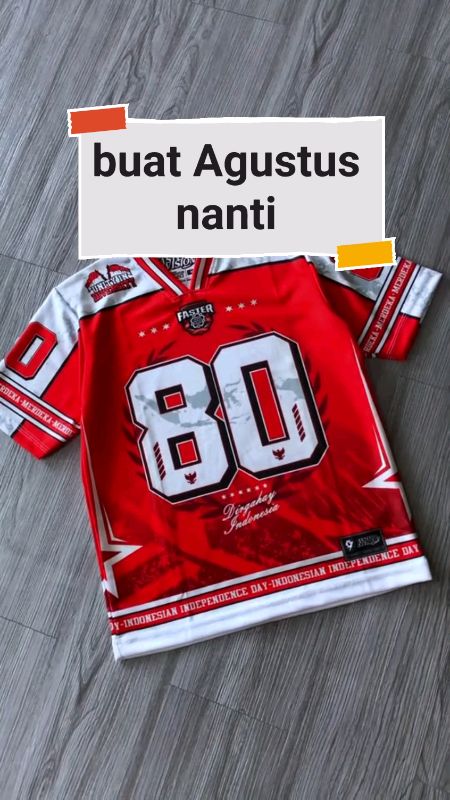 ​#BajuAnakKemerdekaan  ​#BajuAgustusanAnak  ​#KostumKemerdekaan  ​ ​#OOTDAnakKemerdekaan#kaosanakkemerdekaan #kaosanak #jerseyanak #RacunShopee