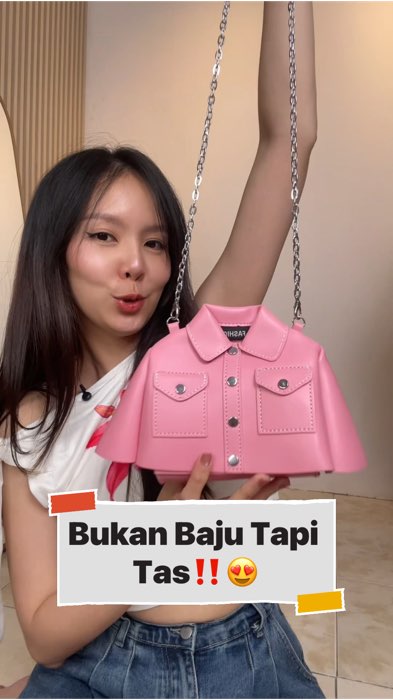 Siapa yg cipta tas selucu ini😭💕#ShopeeFashion#ShopeeLook#shopeevideo#RacunShopee