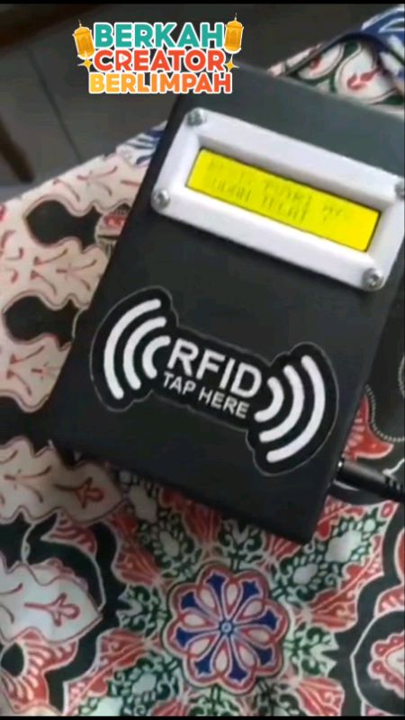 Alat Absensi RFID 125Khz + Notifikasi WA + dashboard admin Sekolah, Pesantren ,Masjid, Kantor , UMKM