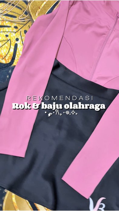 Rok olahraga yang nyaman + tetap bikin look makin cute ?✨ Ringan dipakai, bebas gerak.? Fix cocok buat workout ataupun daily #rokolahragawanita #rok