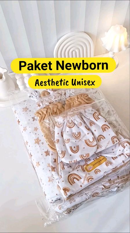 Paket Newborn Aesthetic bisa untuk bayi cewe/cowo.  Yuk di chekout mungpung lagi promo #paketlahiran #paketnewborn #bajubayi #RacunShopee