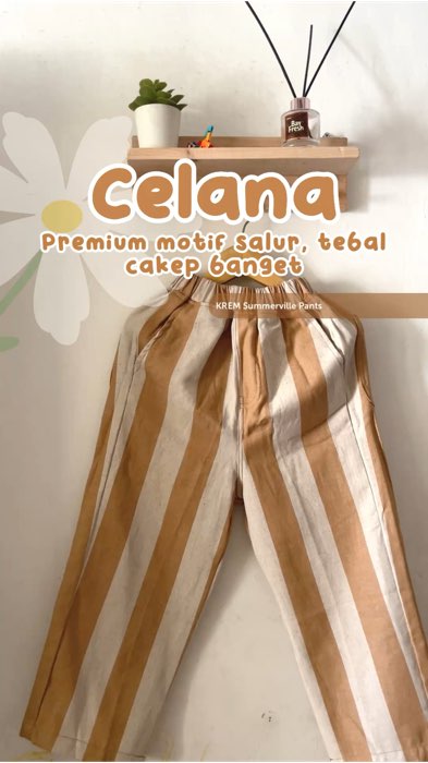 Celana motif salur premium #celanaanak #celanapanjanganak