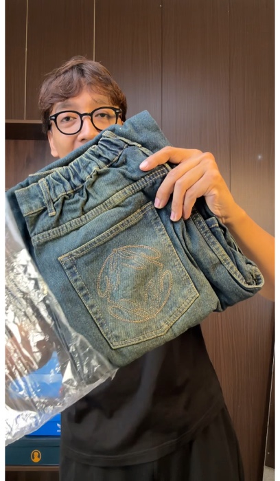 asli ni celana visualnya cakep banget #OOTDFashionShopee #RacunShopee