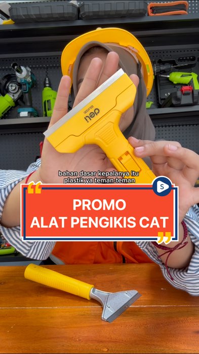 Promo alat pengikis cat dinding #alatpengikis #alatpengikiscat #alatpengikisdelli #Voucher #PromoNonStop #promoterkini #promomurah #PromoGuncang
