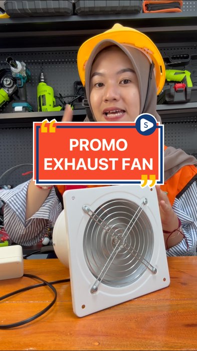 Promo kipas exhaust #kipasexhaust #exhaustfankamartidur #exhaustfan #promo #PromoNonStop #promoterkini #promoshoppe #exhaust2arah #ShopeeCOD