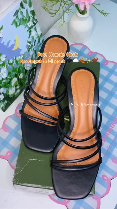 Cocok buat ngantor/hangout 🖤🤎 #ShopeeLook #RacunShopee #GratisOngkirRP0 #temansepasang #officetobukber #heelselegant #heelscantik #foryou
