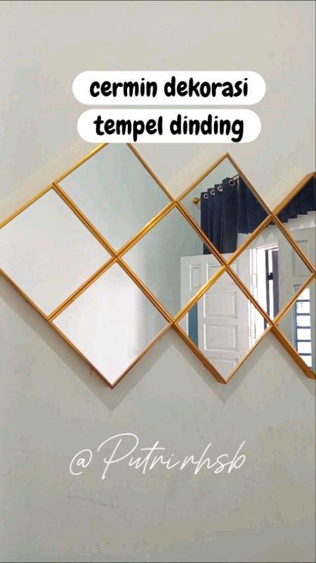 cermin dekorasi #cerminaesthetic #cermintempeldinding #cermindekorasidinding #cerminviral #RacunShopee #fyp #DiskonRacunShopee #ViralDiShopeeVideo