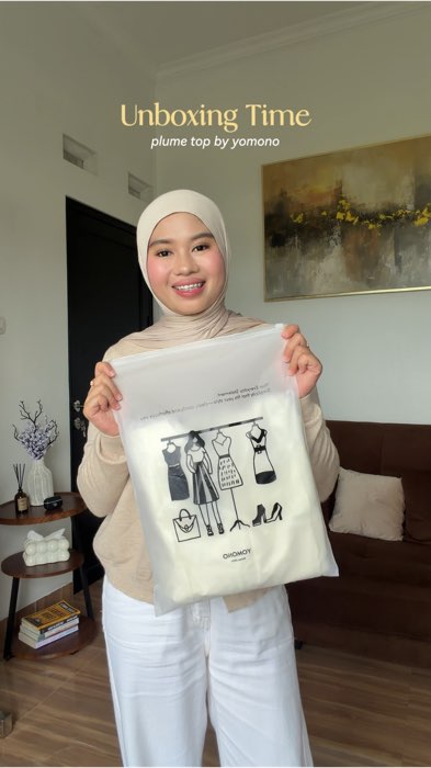 warna ivory #fyp #plumetop #blouse #blousewanita