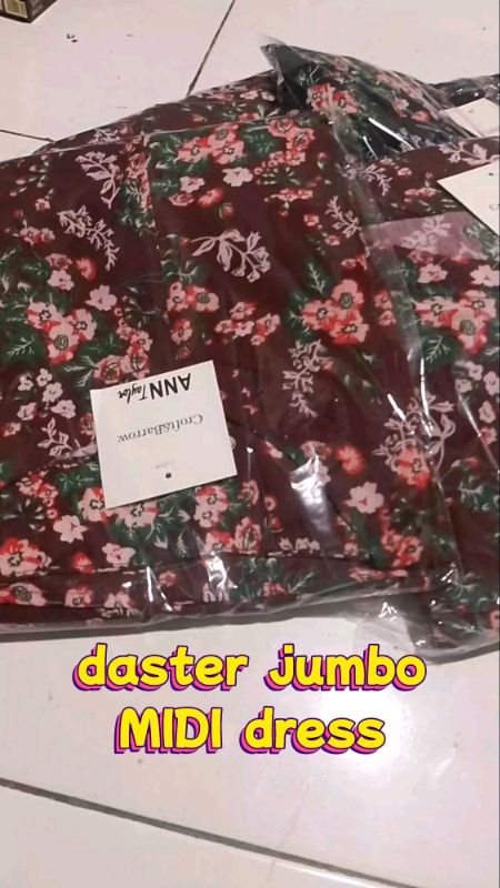 daster jumbo MIDI dress longdress motif kekinian.ld120#dasterjumbo #DASTERKEKINIANJUMBO #longdress #midimotif #mididressterbaru #mididressmotifbunga