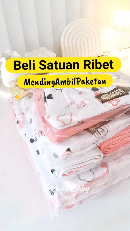 Beli satuan ribet, mending ambil paketan harga jauh lebih murah. Bunda wajib chekout ini kepake banget utk newborn #GaNyeselBeliIni #Diskon50Persen