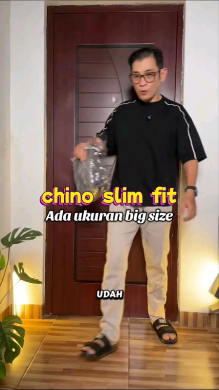 tebal nyaman rapi #celanapanjangpria #chinopanjang #celanachinoslimfit #chinosloosefitpants