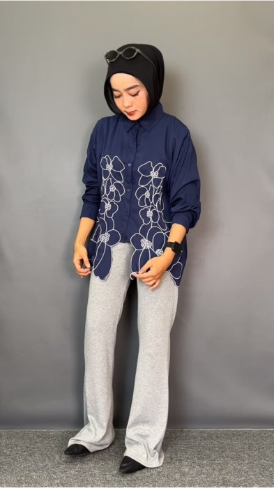 Sebagus itu bahannya rayon twill adem premium🤍